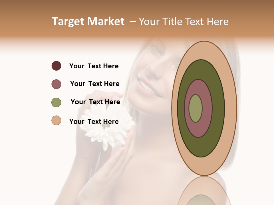 Face Lady Aroma PowerPoint Template