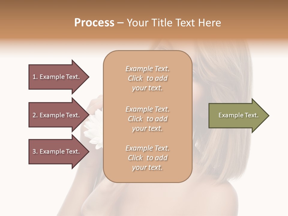 Face Lady Aroma PowerPoint Template