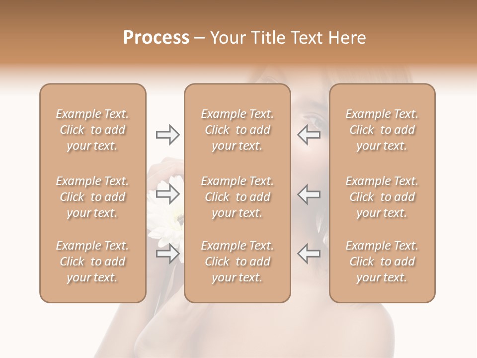 Face Lady Aroma PowerPoint Template