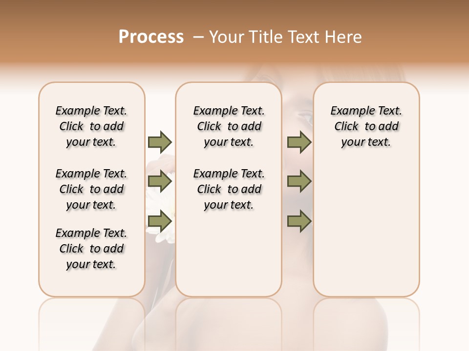 Face Lady Aroma PowerPoint Template