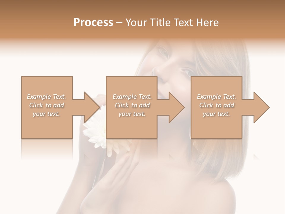 Face Lady Aroma PowerPoint Template