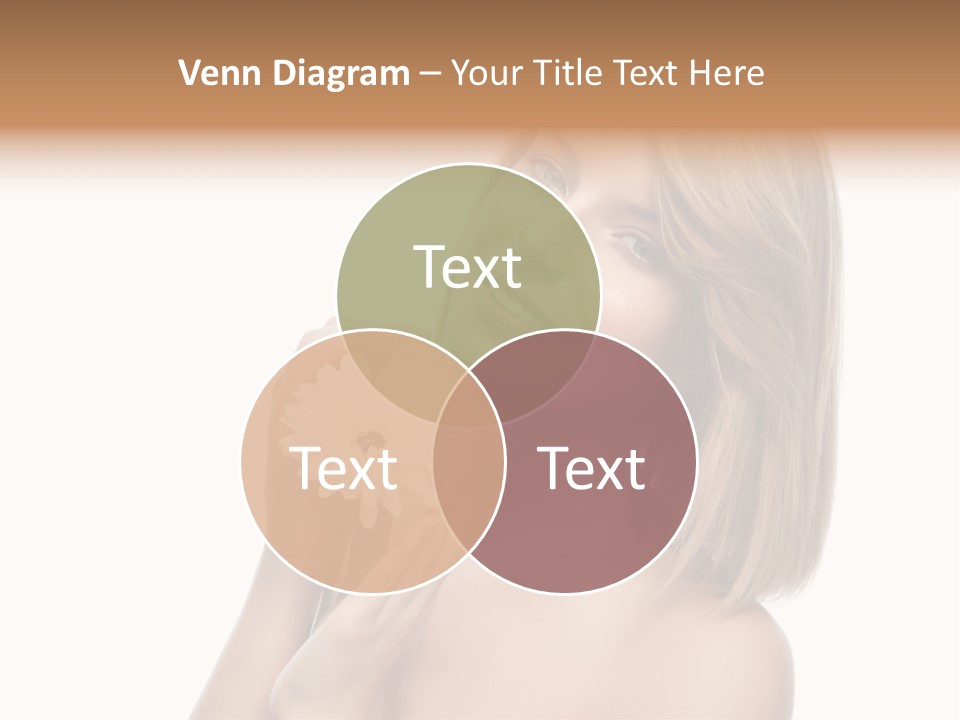 Face Lady Aroma PowerPoint Template