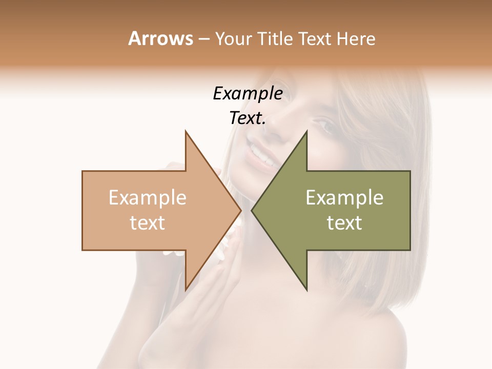 Face Lady Aroma PowerPoint Template