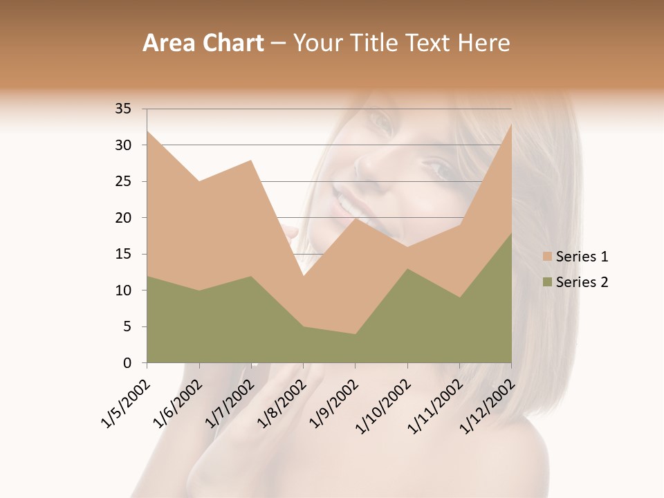 Face Lady Aroma PowerPoint Template