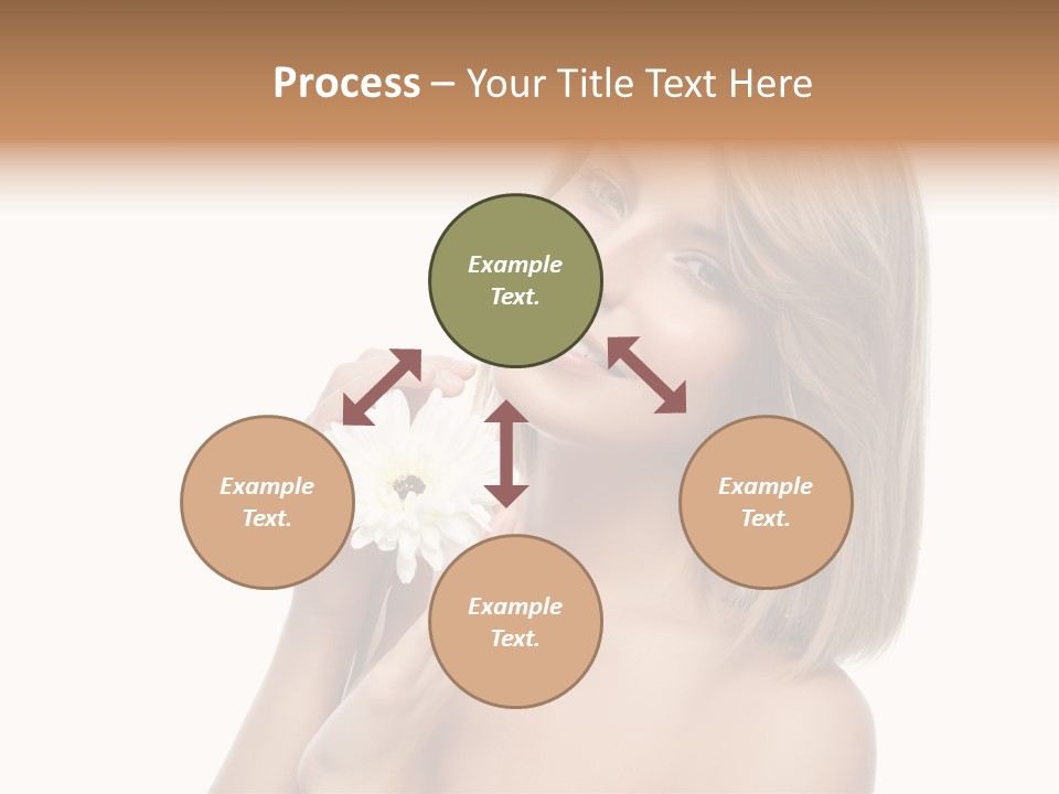Face Lady Aroma PowerPoint Template