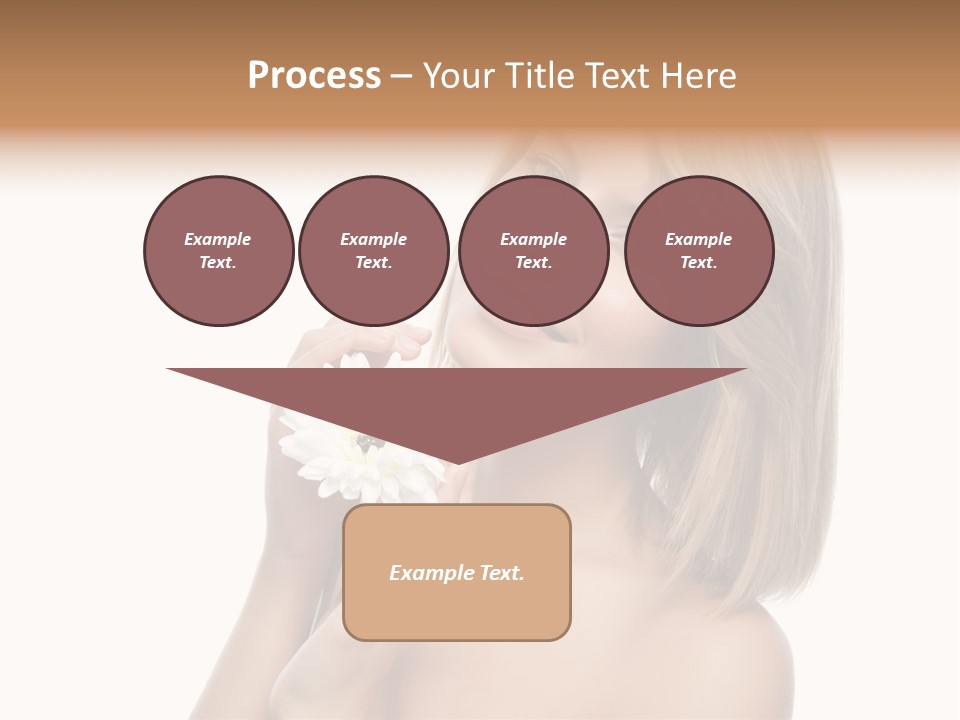 Face Lady Aroma PowerPoint Template