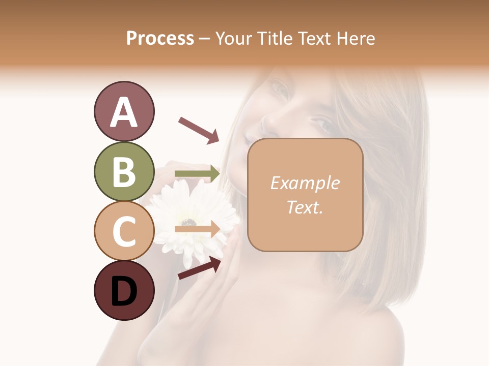 Face Lady Aroma PowerPoint Template