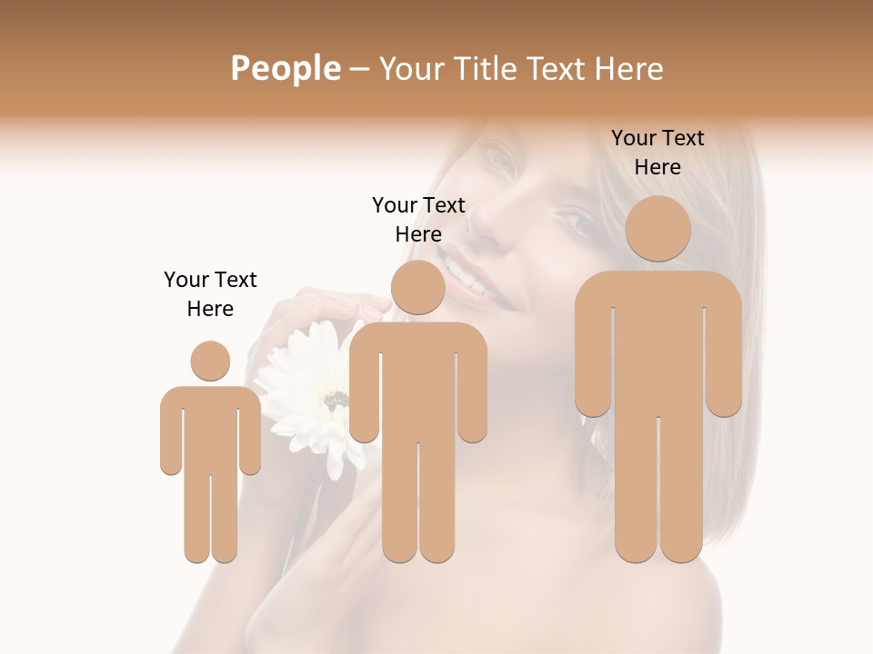 Face Lady Aroma PowerPoint Template