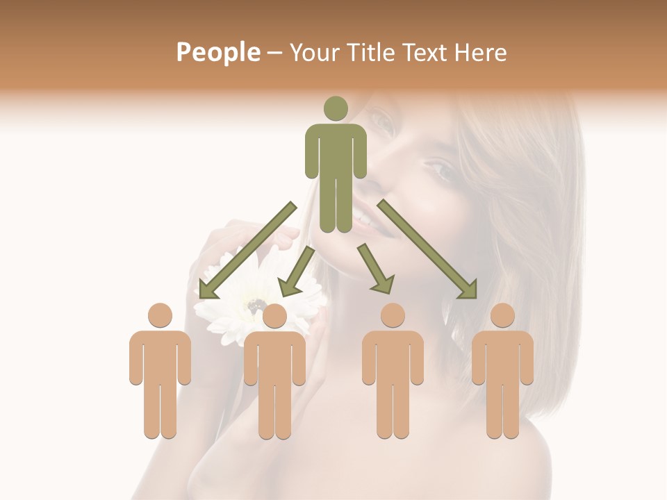 Face Lady Aroma PowerPoint Template