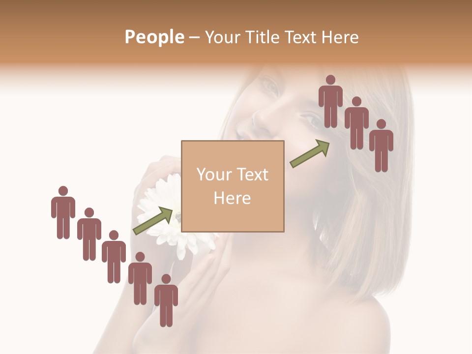 Face Lady Aroma PowerPoint Template