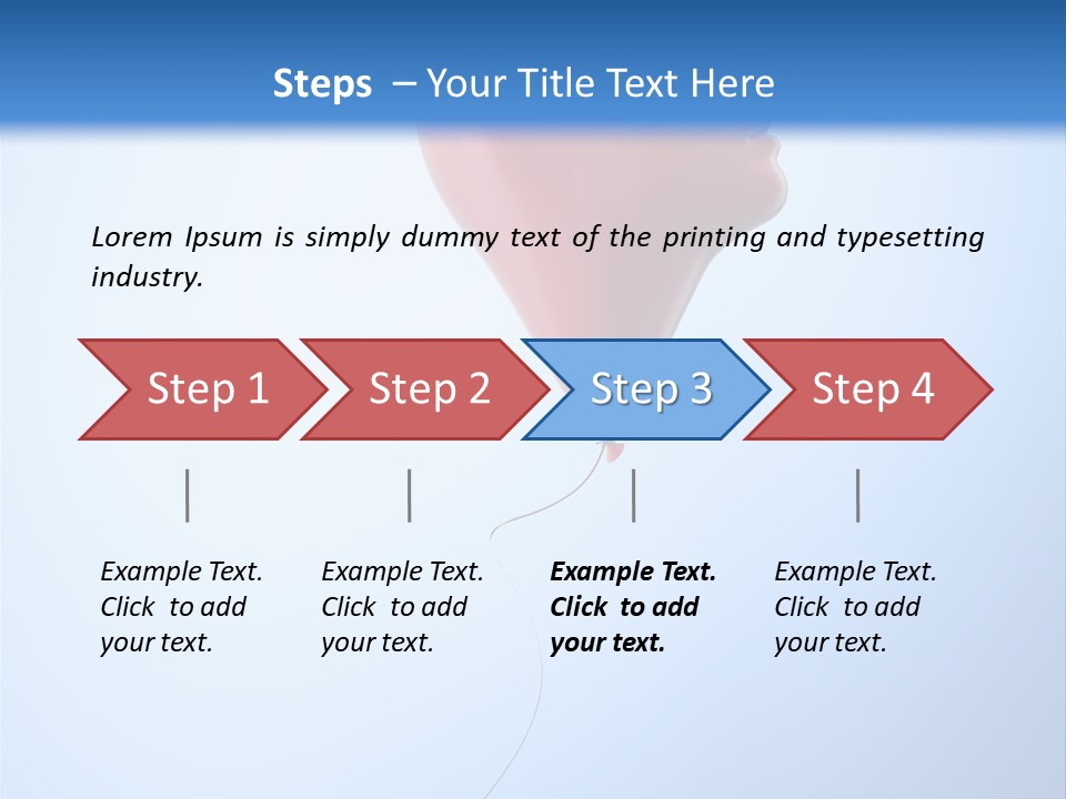 Idea Job Balloon PowerPoint Template