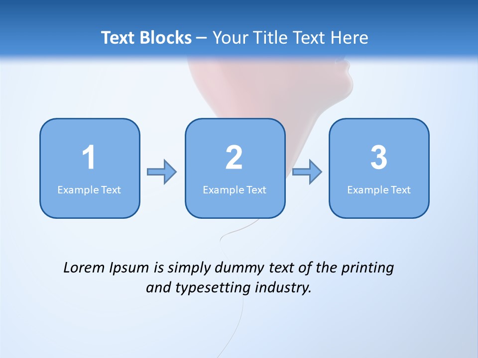 Idea Job Balloon PowerPoint Template