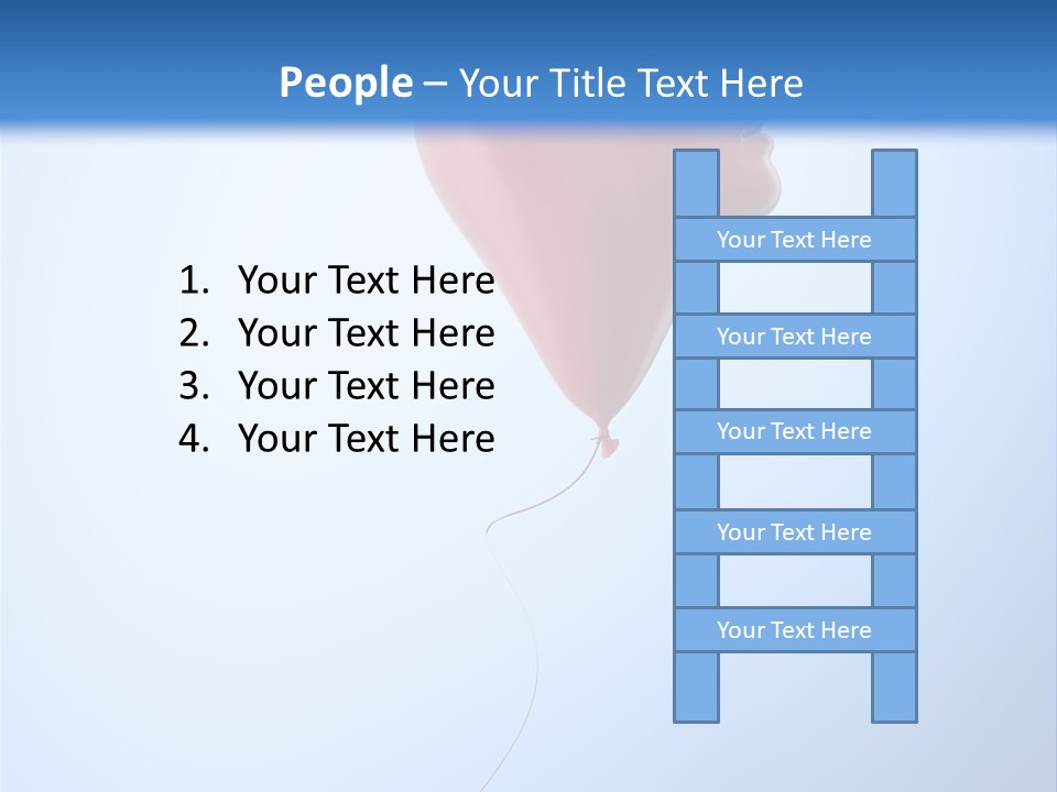 Idea Job Balloon PowerPoint Template