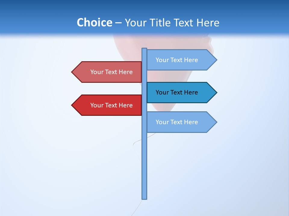 Idea Job Balloon PowerPoint Template