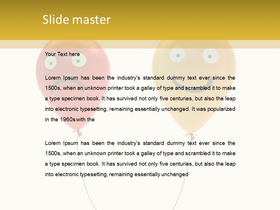 Smile Smiley Joyful PowerPoint Template