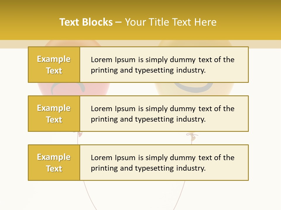 Smile Smiley Joyful PowerPoint Template