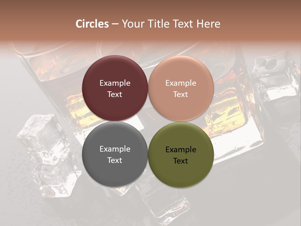 Rum Ice Whiskey PowerPoint Template