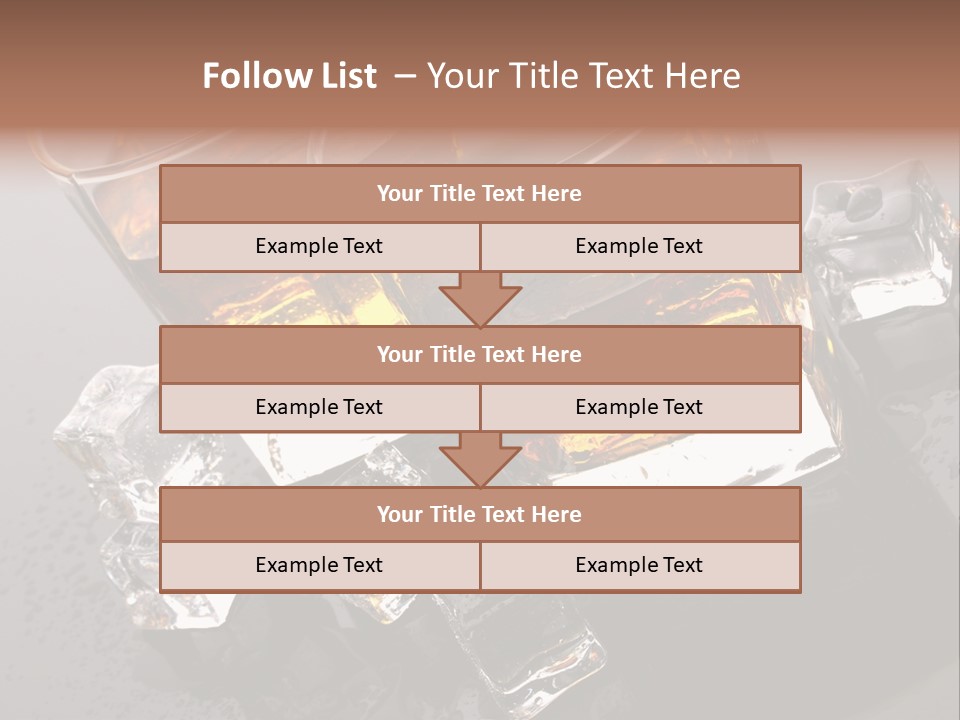 Rum Ice Whiskey PowerPoint Template