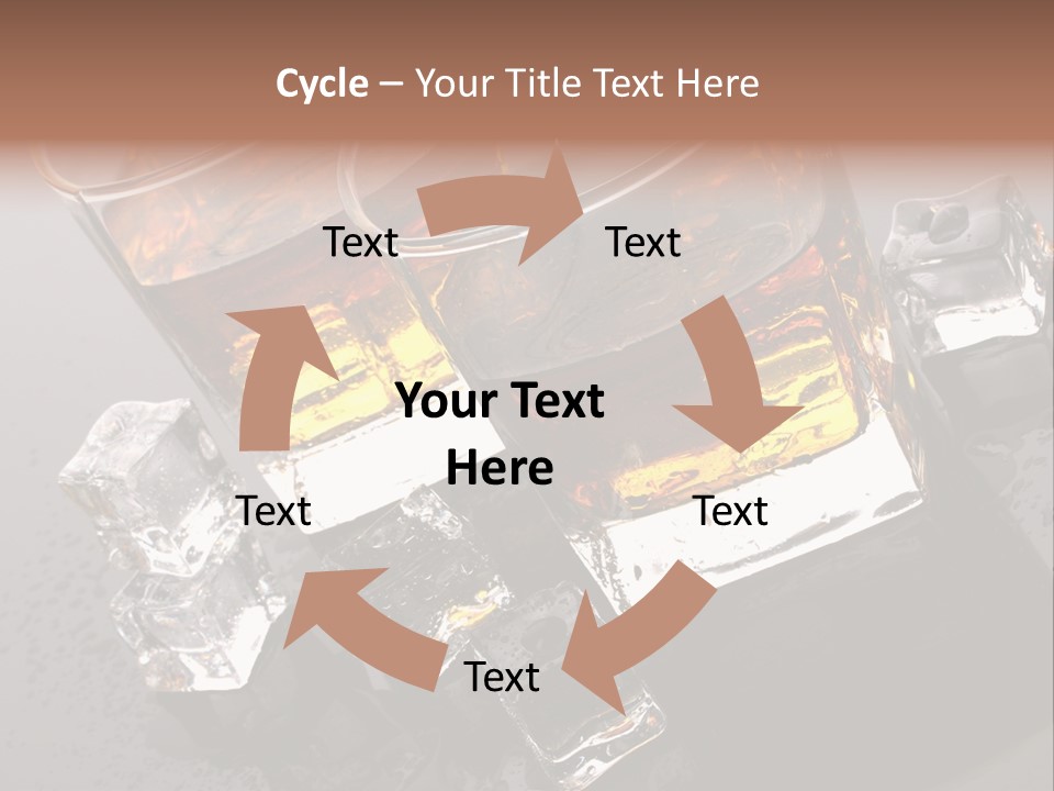 Rum Ice Whiskey PowerPoint Template