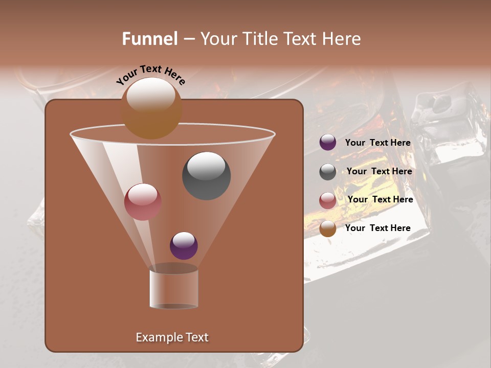 Rum Ice Whiskey PowerPoint Template