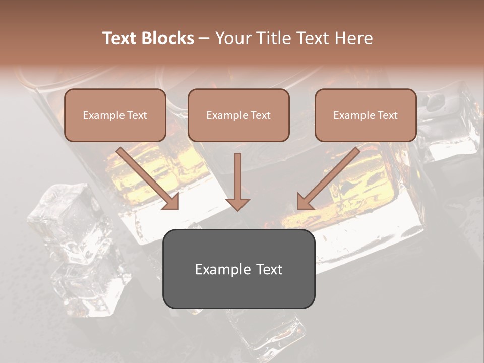 Rum Ice Whiskey PowerPoint Template