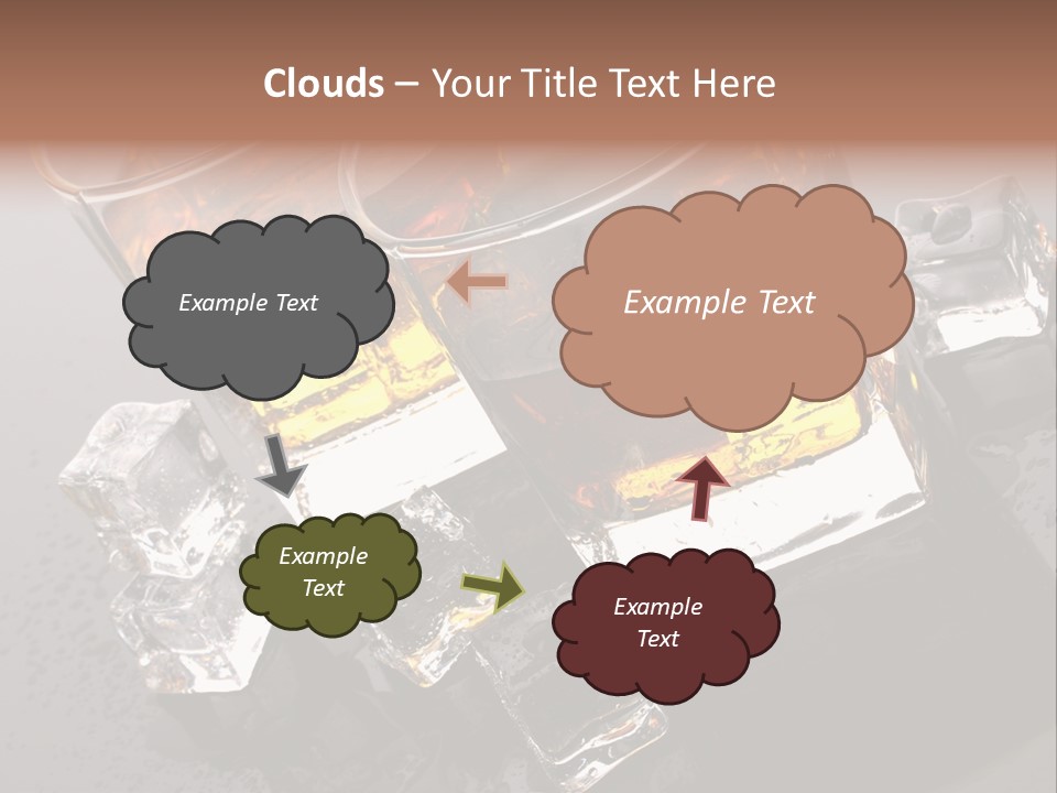 Rum Ice Whiskey PowerPoint Template