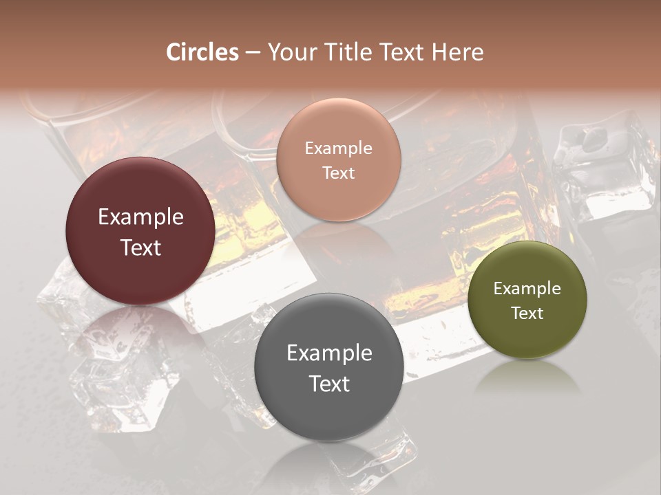 Rum Ice Whiskey PowerPoint Template