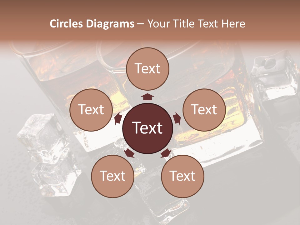 Rum Ice Whiskey PowerPoint Template