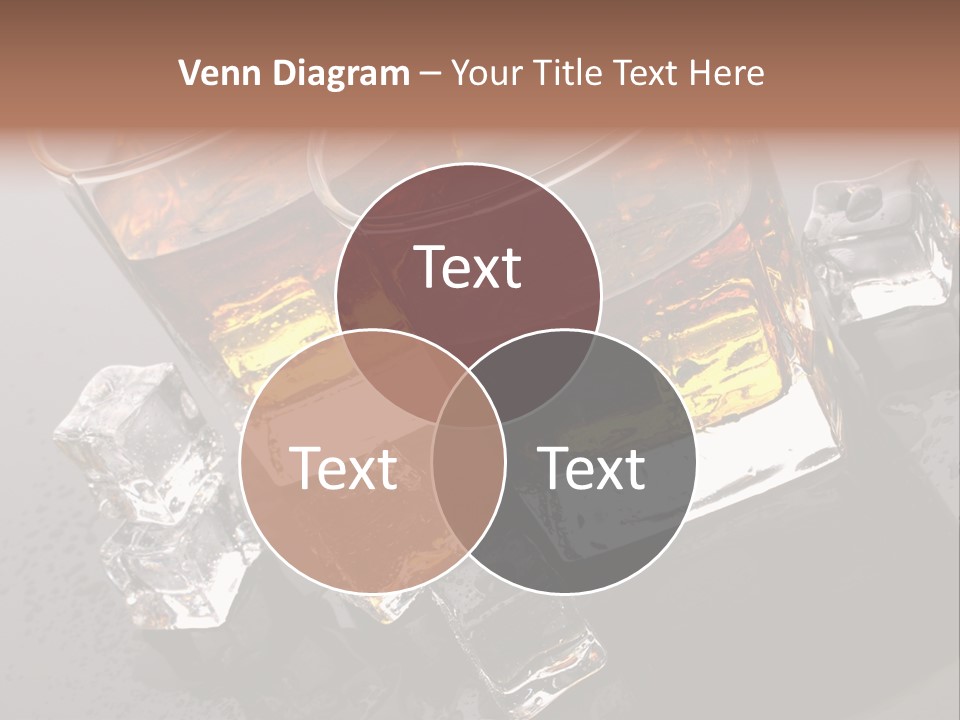 Rum Ice Whiskey PowerPoint Template