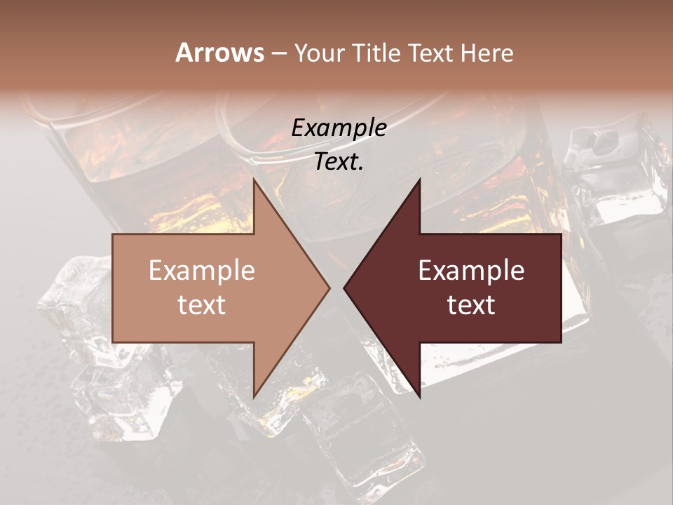 Rum Ice Whiskey PowerPoint Template