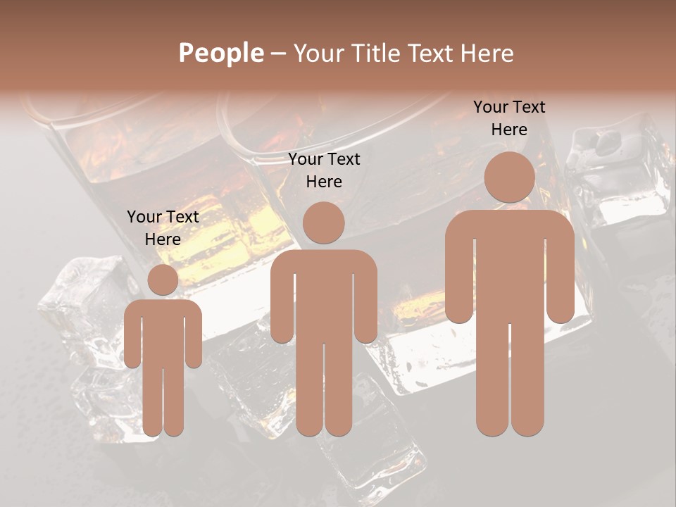 Rum Ice Whiskey PowerPoint Template