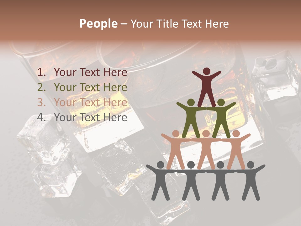 Rum Ice Whiskey PowerPoint Template