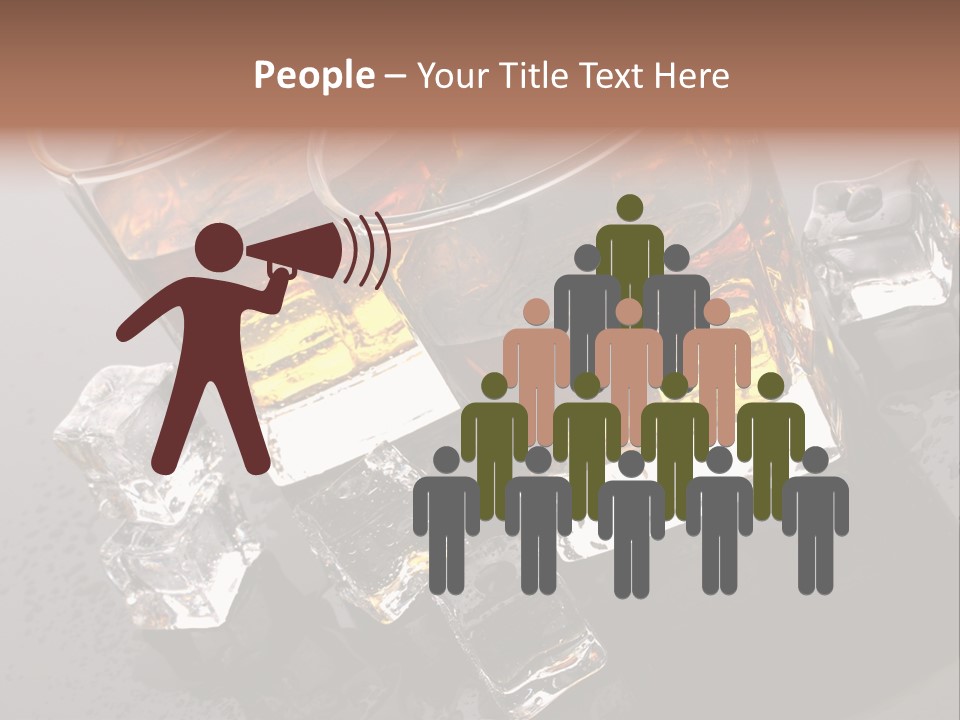 Rum Ice Whiskey PowerPoint Template