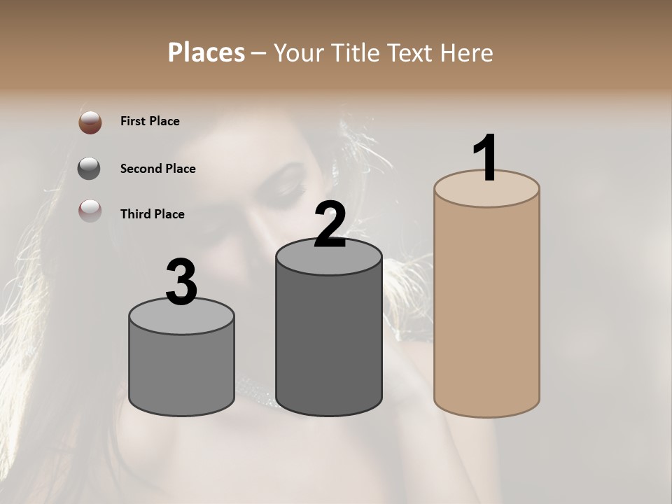 Black Care Eye PowerPoint Template