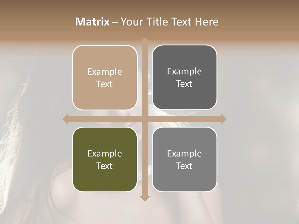 Black Care Eye PowerPoint Template