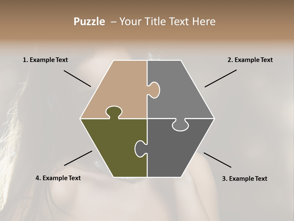 Black Care Eye PowerPoint Template