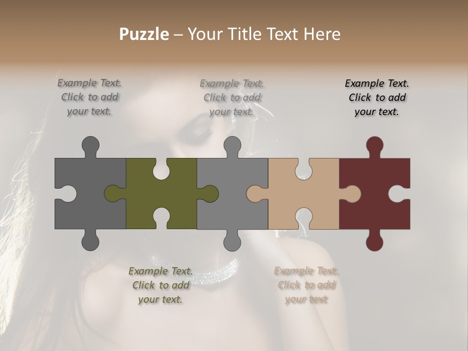 Black Care Eye PowerPoint Template