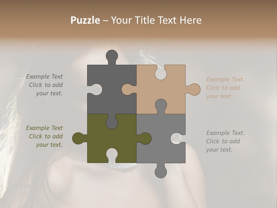 Black Care Eye PowerPoint Template