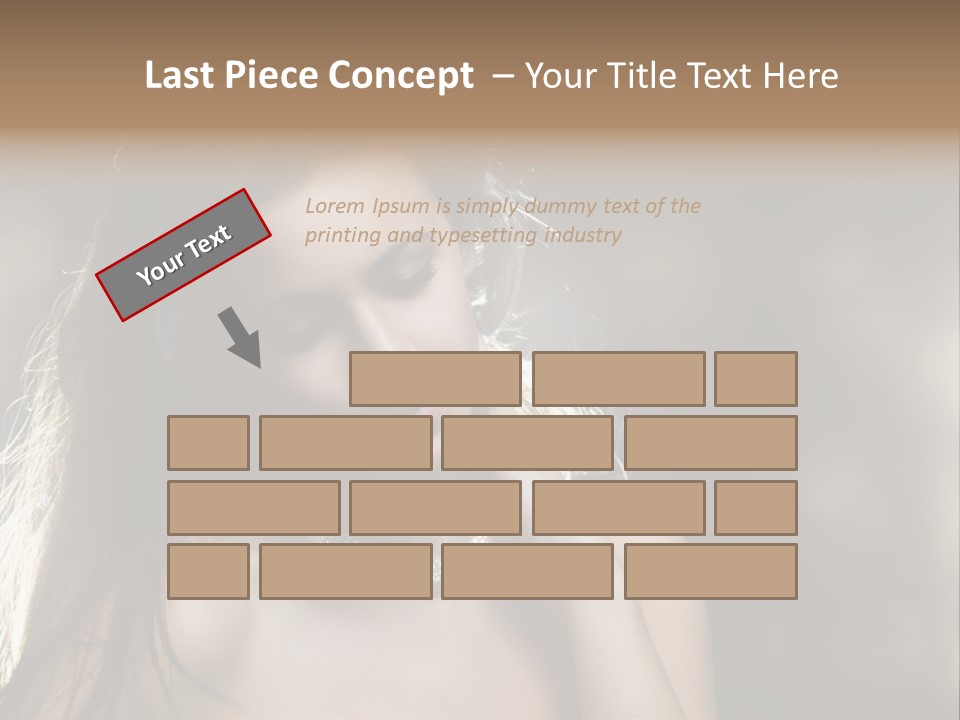 Black Care Eye PowerPoint Template