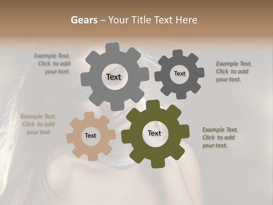 Black Care Eye PowerPoint Template