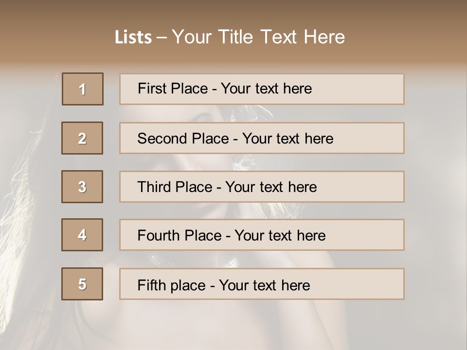 Black Care Eye PowerPoint Template