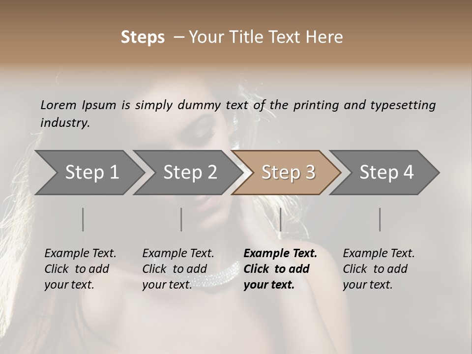 Black Care Eye PowerPoint Template