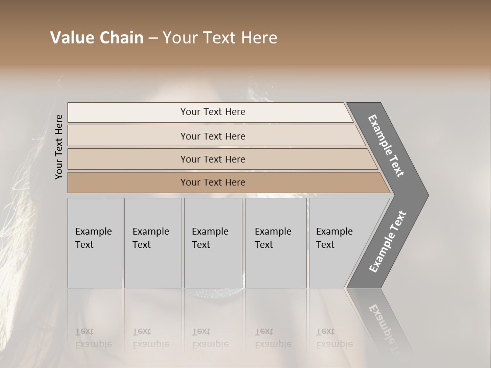 Black Care Eye PowerPoint Template