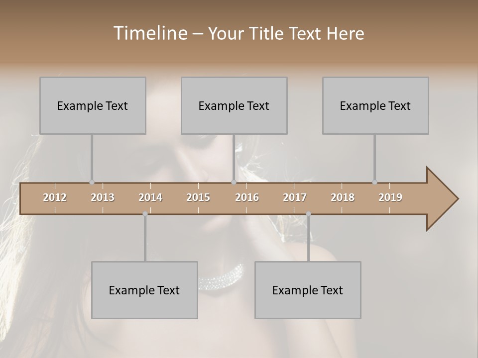 Black Care Eye PowerPoint Template