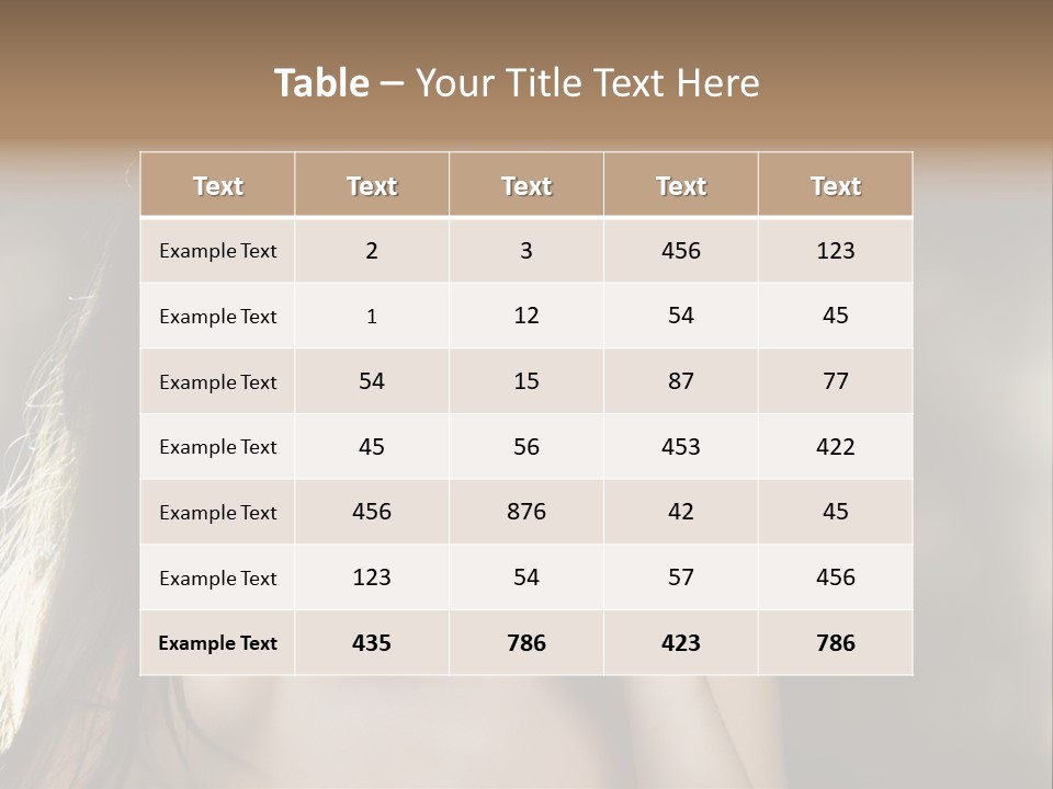 Black Care Eye PowerPoint Template