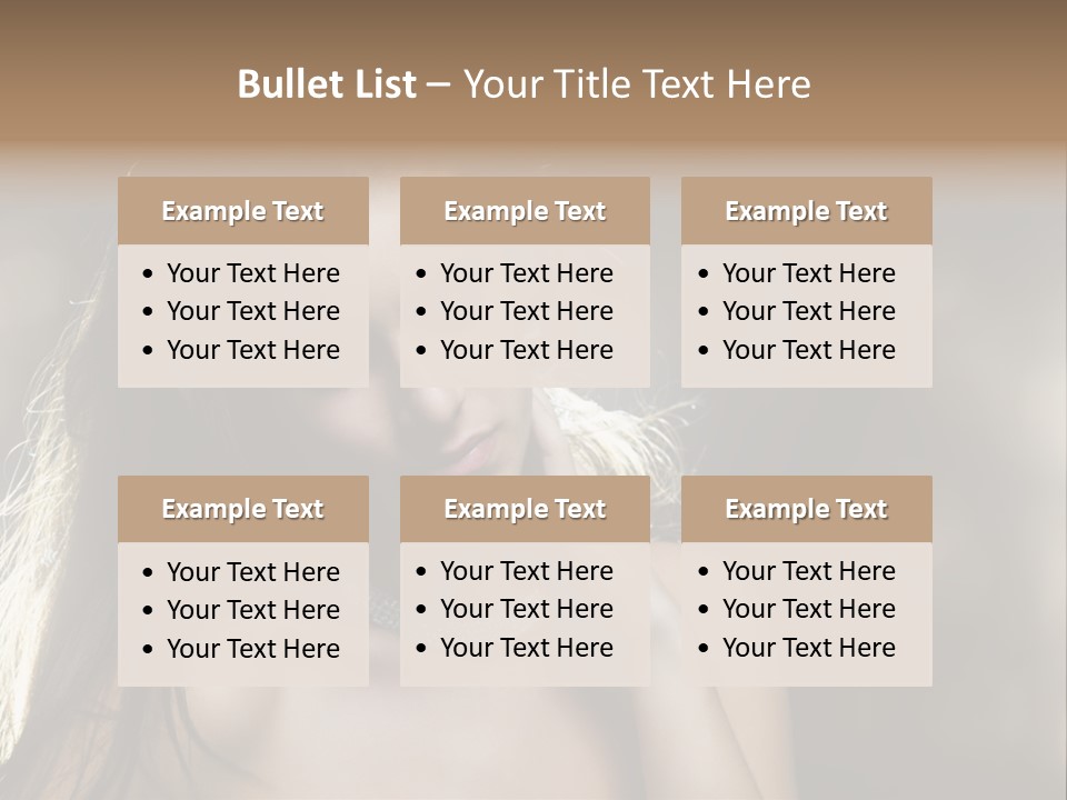 Black Care Eye PowerPoint Template