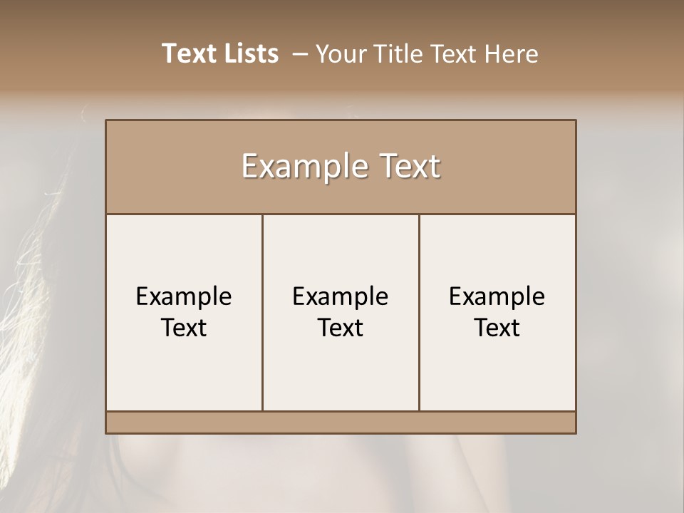 Black Care Eye PowerPoint Template