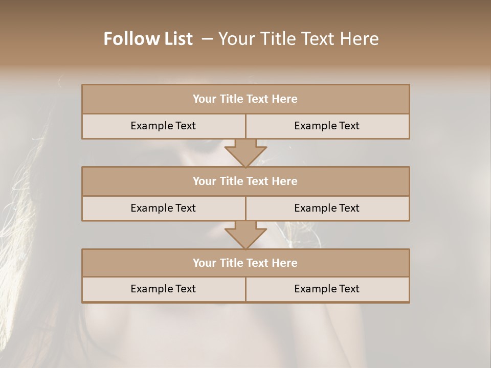 Black Care Eye PowerPoint Template