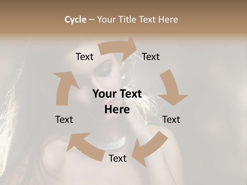 Black Care Eye PowerPoint Template