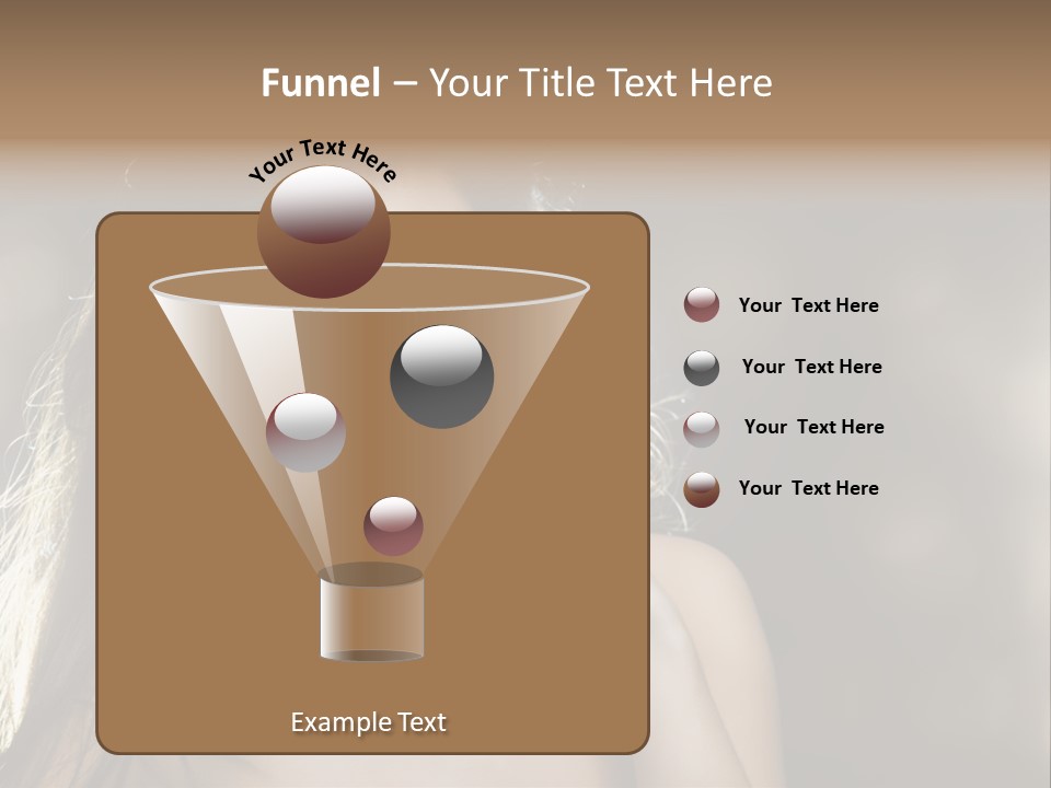 Black Care Eye PowerPoint Template